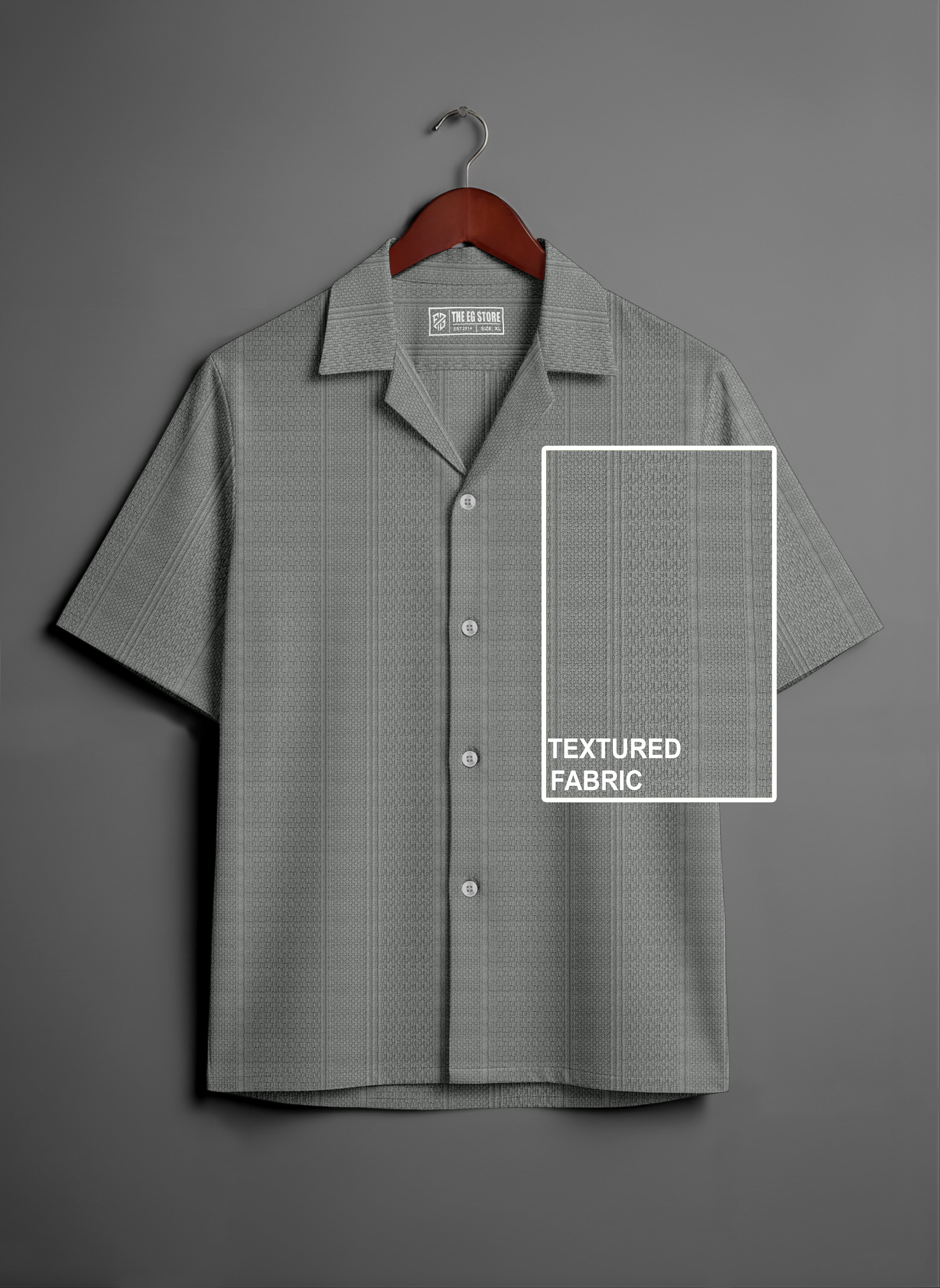 Men’s Dark Chocolate Brown Half-Sleeve Shirt – Smooth Cotton Sateen