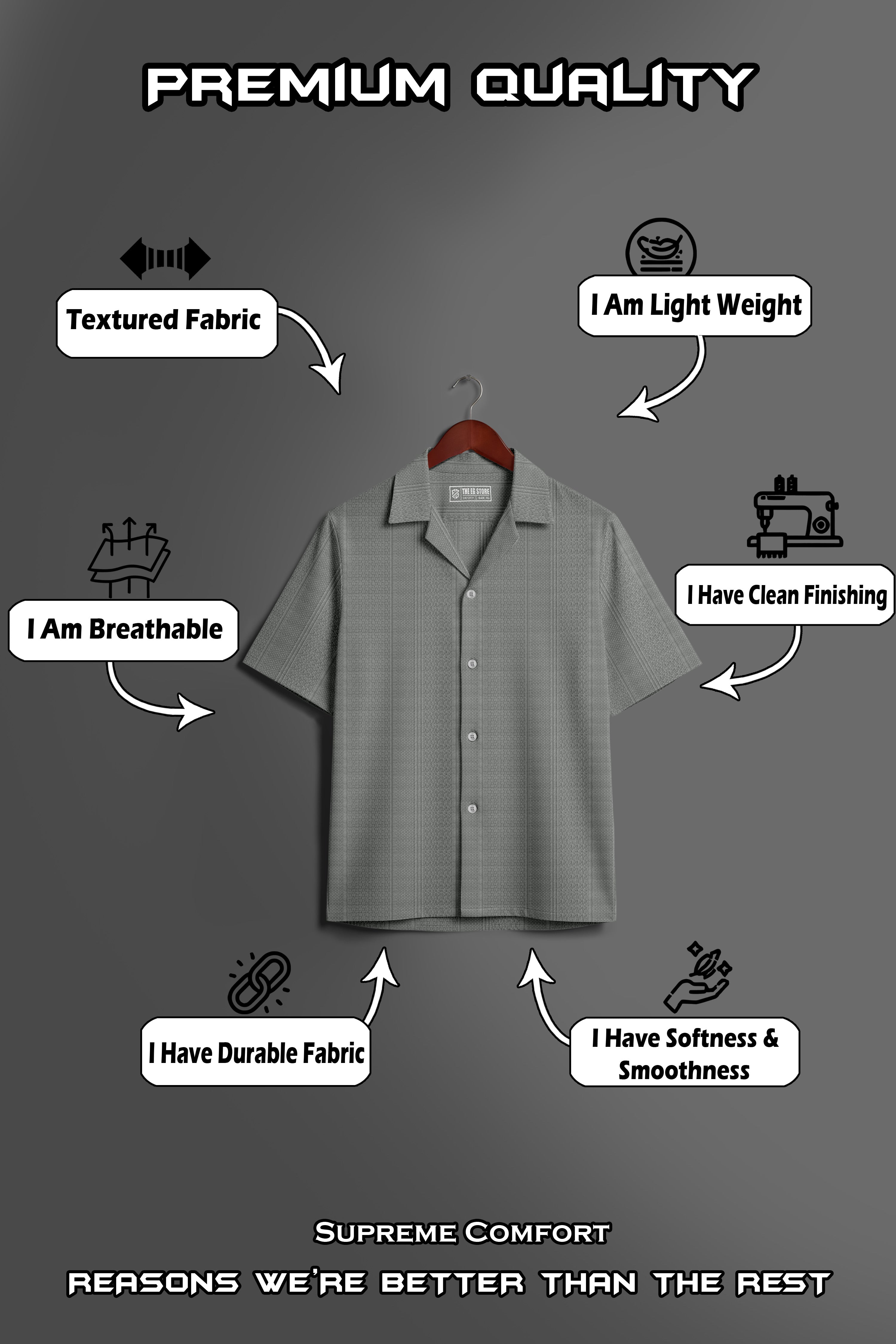 Men’s Dark Chocolate Brown Half-Sleeve Shirt – Smooth Cotton Sateen