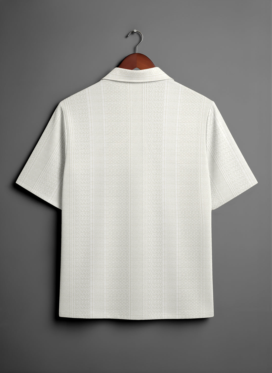 short sleeves Cream Shirts