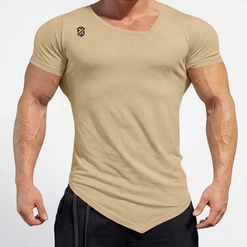 Men's Dark Grey Rapid-Dry Performance Gym T-Shirt | Slim Fit Training & Sports Tee